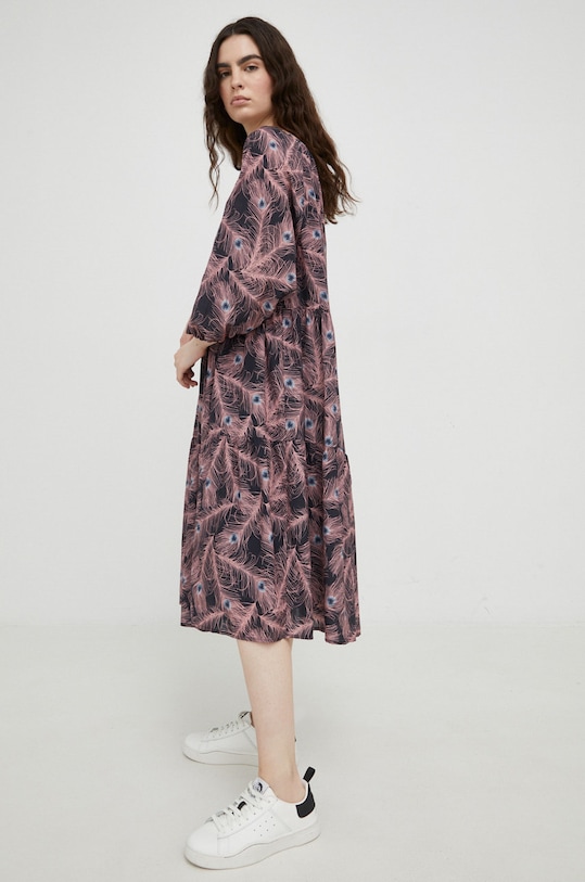 Drykorn sukienka trzy czwarte multicolor 60468.152128