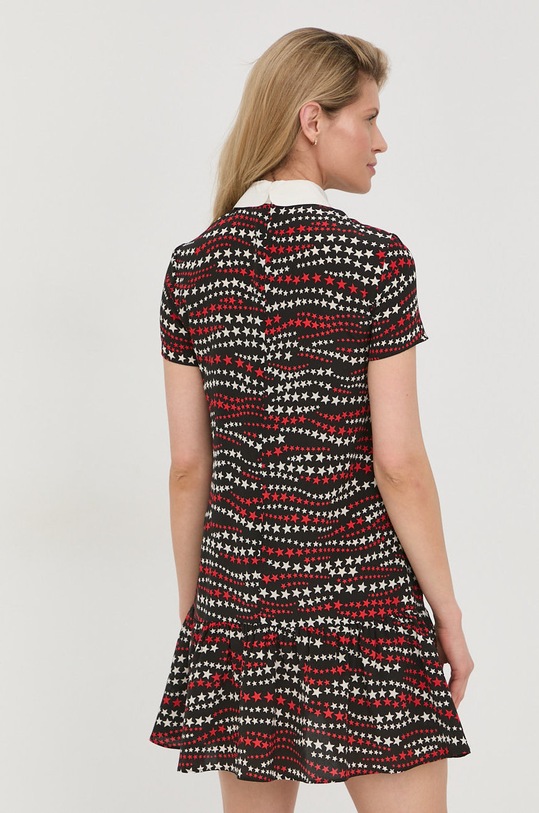 Odzież Red Valentino sukienka jedwabna 1R3VAEU56JD czarny