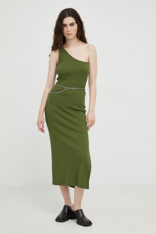 Платье Gestuz 10906300 зелёный AW22