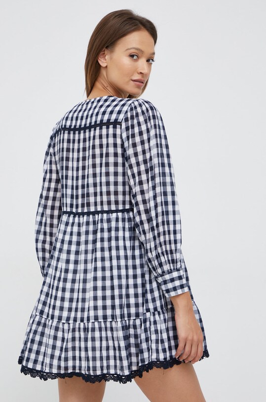 Ρούχα Βαμβακερό φόρεμα Pepe Jeans PL953097.552 λευκό