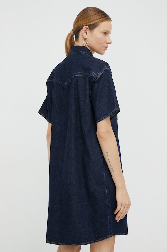 Odzież Levi's sukienka jeansowa A3344.0000 granatowy