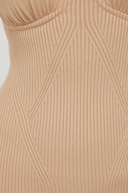 Elisabetta Franchi sukienka AM52M26E2 beżowy