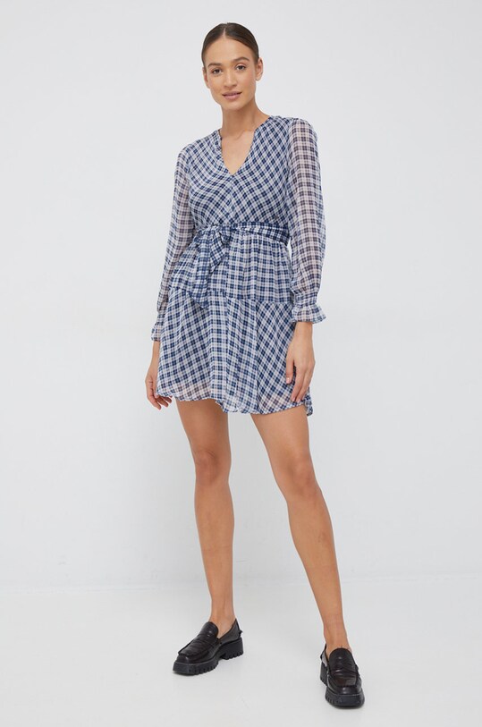Φόρεμα Pepe Jeans PL953173.594 σκούρο μπλε AW22