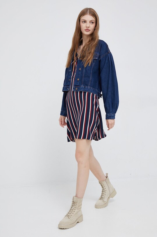 Pepe Jeans sukienka PL953167.286 granatowy AW22