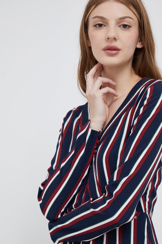 Pepe Jeans sukienka granatowy PL953167.286