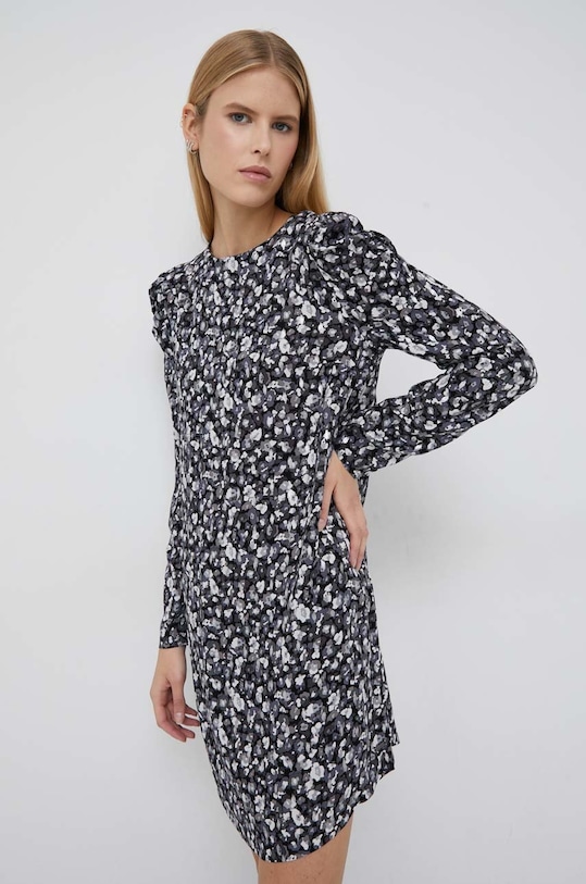 Pepe Jeans rochie Marlene Print mini negru PL953162.965
