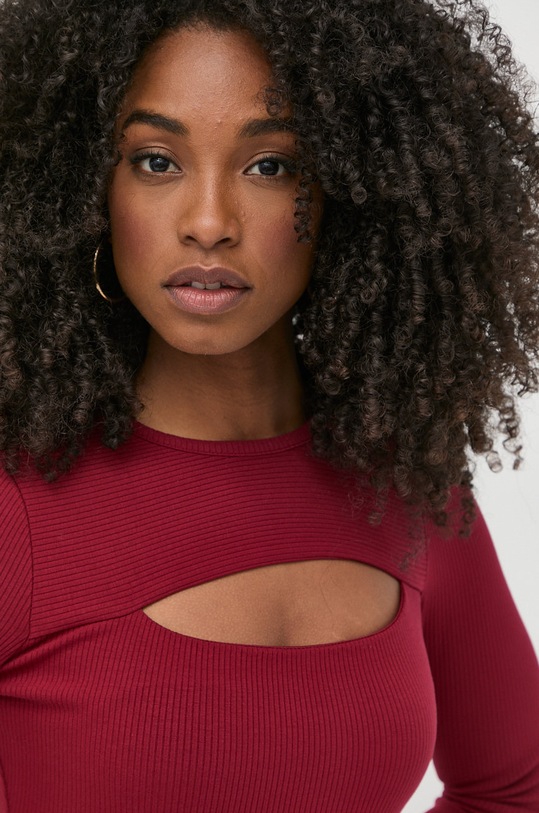 Guess sukienka LANA bordowy WBBK86.KB9E2