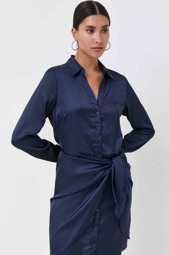 Guess sukienka AYLA granatowy W2BK83.WF1T2