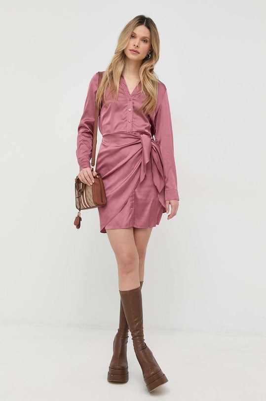Šaty Guess AYLA mini růžová W2BK83.WF1T2