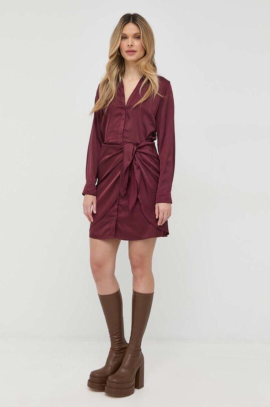 Haljina Guess W2BK83.WF1T2 bordo SS24
