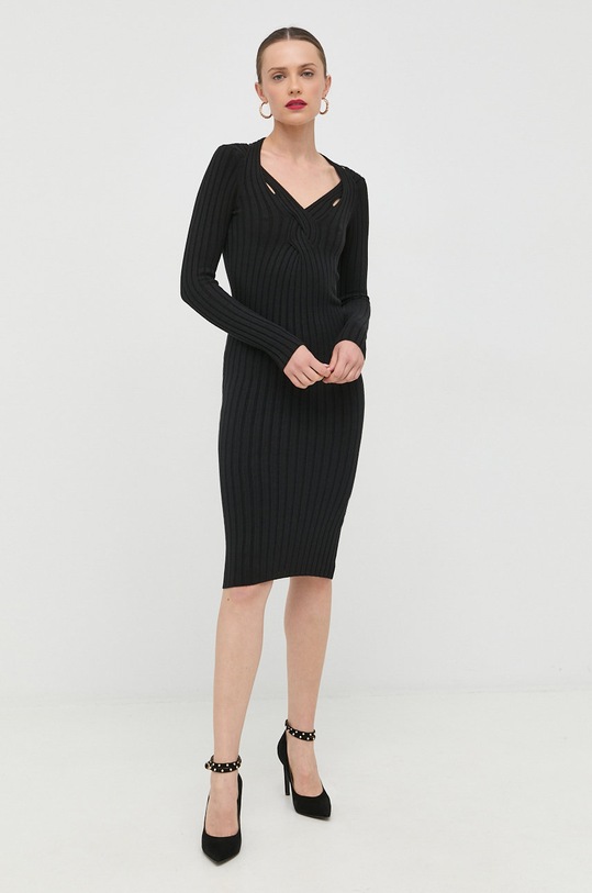 Guess sukienka W2BK28.Z2V42 czarny AW22