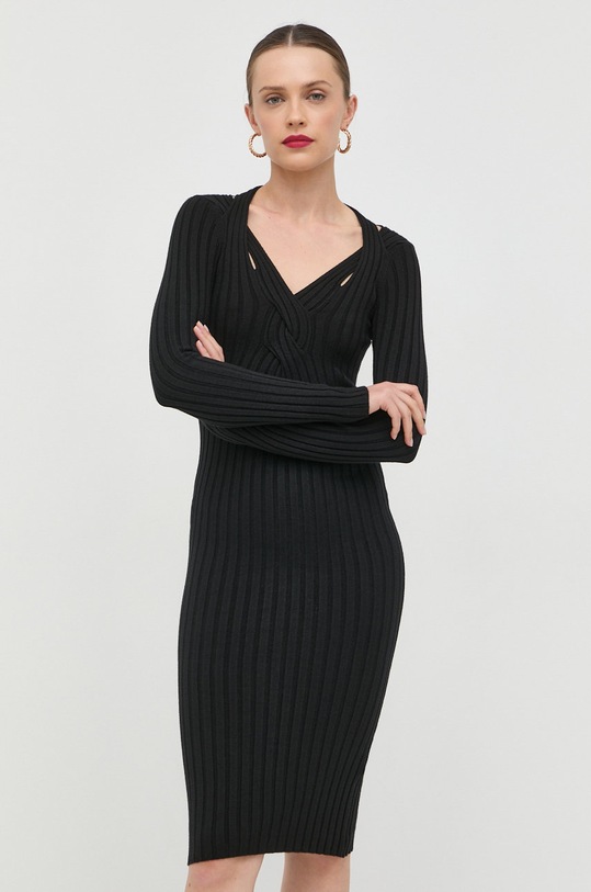 Guess sukienka czarny W2BK28.Z2V42