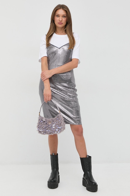 Guess rochie W2BK43.KBDV0 argintiu AW22