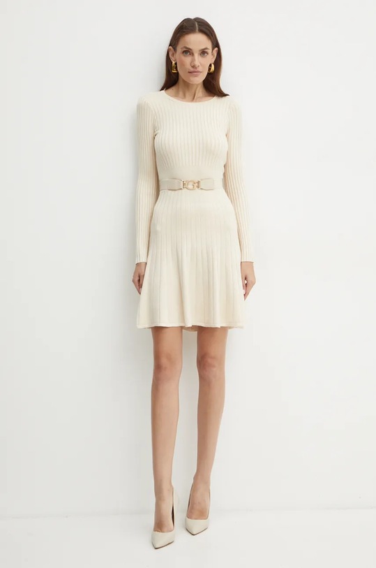 Šaty Guess W2BK29.Z2YJ2 béžová AW24