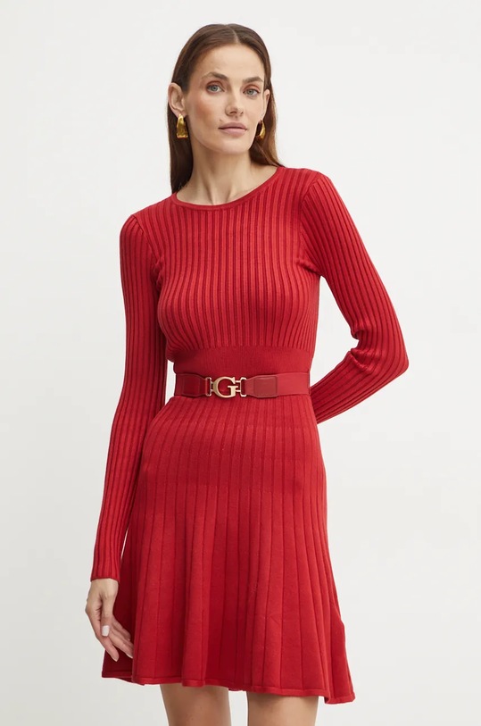 Guess sukienka czerwony W2BK29.Z2YJ2