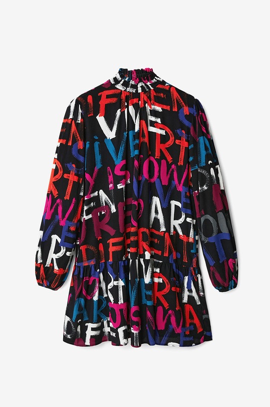 Рокля Desigual 22WWVW10 черен