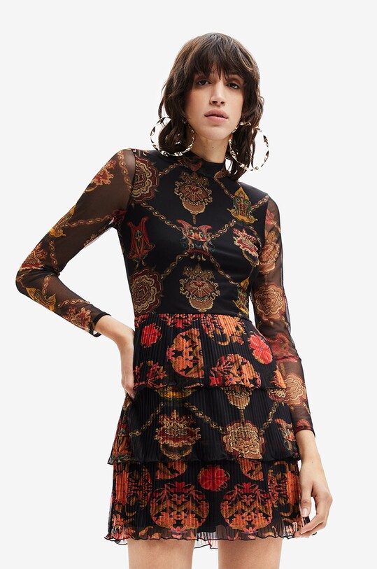 Haljina Desigual casual crna 22WWVK40