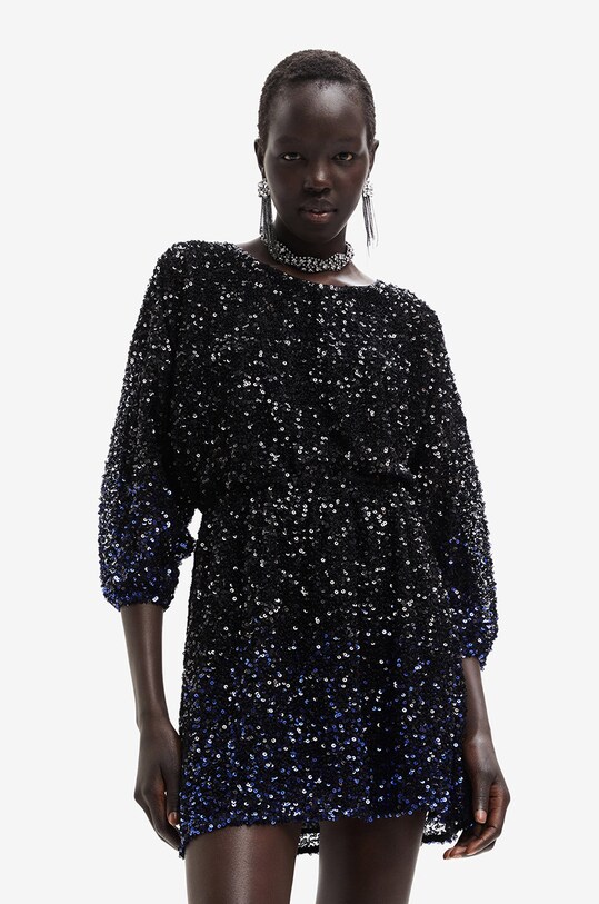 Сукня Desigual mini чорний 22WWVW64