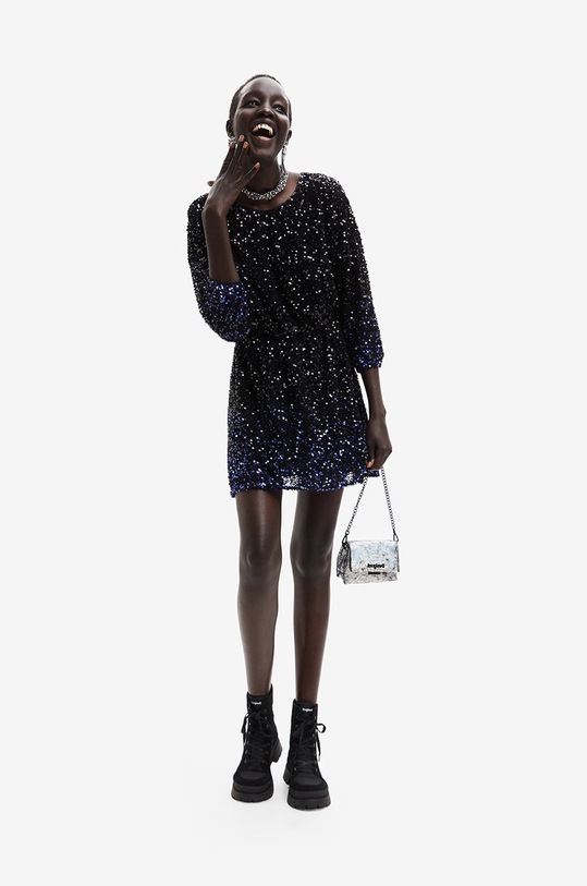 Рокля Desigual 22WWVW64 черен AW22