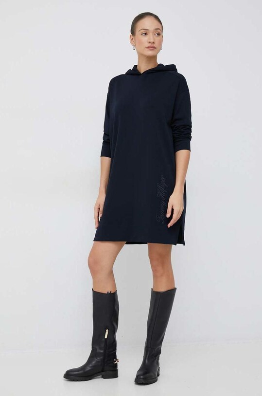 Φόρεμα Tommy Hilfiger WW0WW36067.9BYY σκούρο μπλε AW22