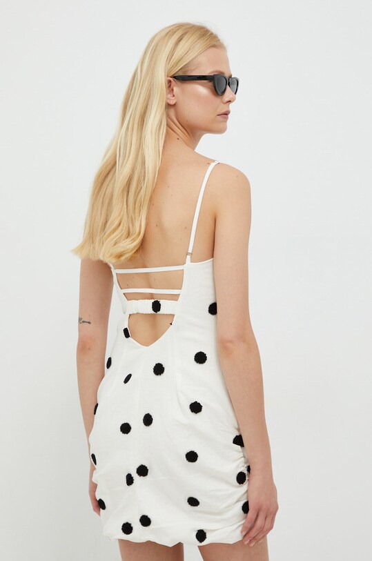 Odzież For Love & Lemons sukienka lniana CD2683.SU22 biały