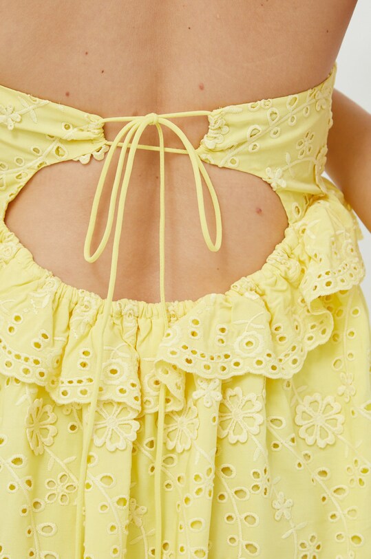 For Love & Lemons sukienka CD2682.SU22 żółty