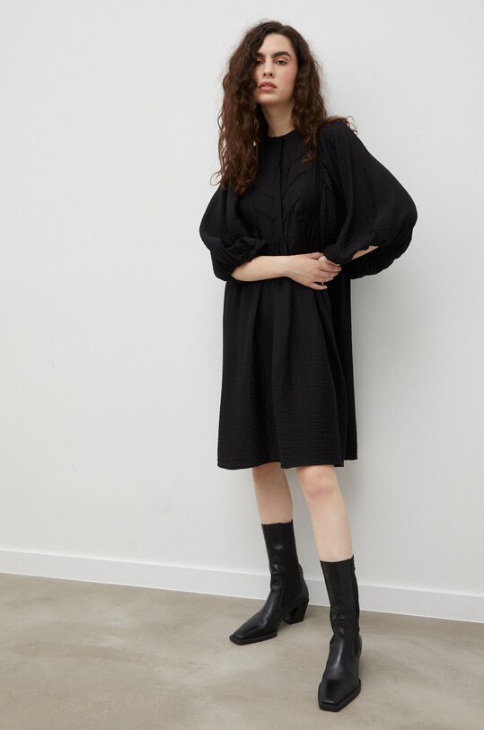 Bruuns Bazaar sukienka casual czarny BBW3062