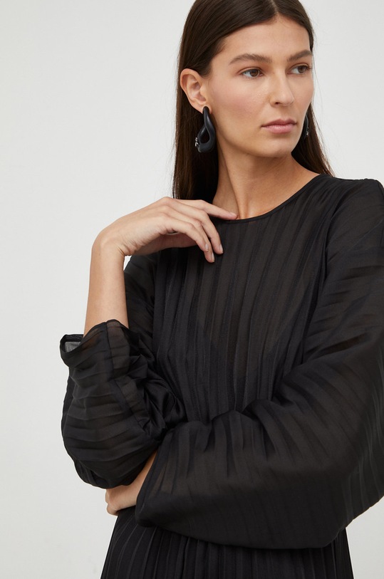 Samsoe Samsoe sukienka czarny F22300222