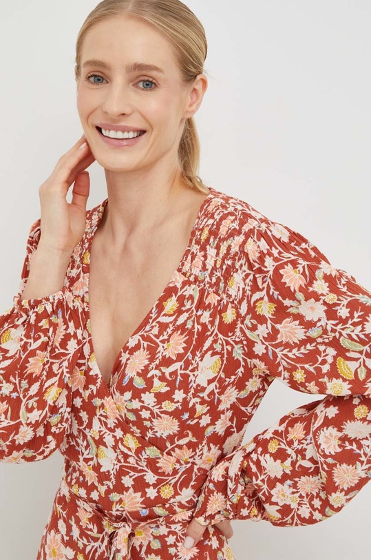 Billabong sukienka pomarańczowy F3DR02BIF2