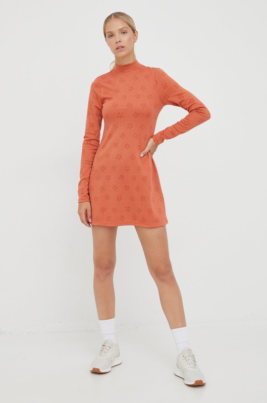Billabong sukienka F3DR21BIF2 pomarańczowy AW22