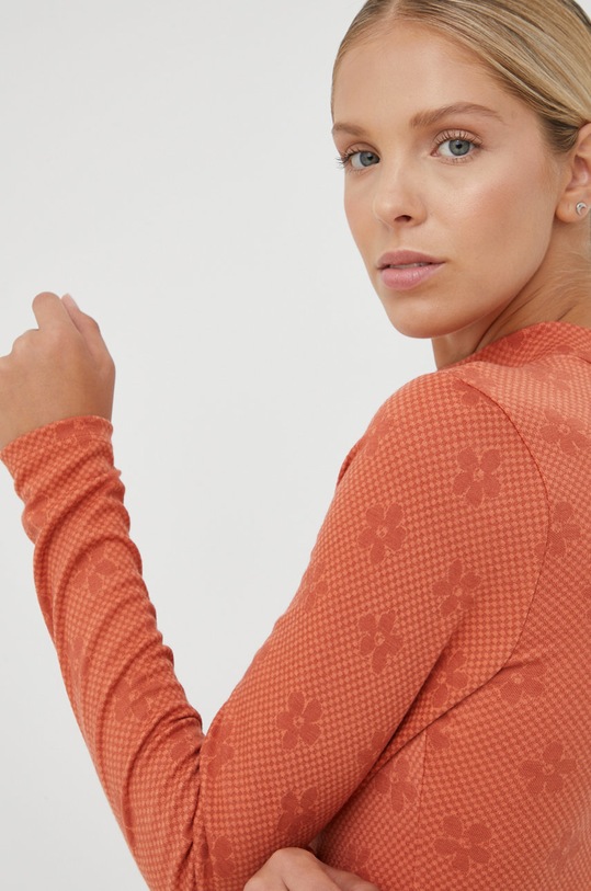 Billabong sukienka pomarańczowy F3DR21BIF2