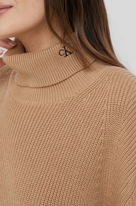 Calvin Klein Jeans sukienka J20J220002.9BYY beżowy