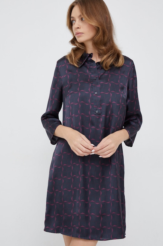 Sisley sukienka 4V82LV020.66W fioletowy AW22