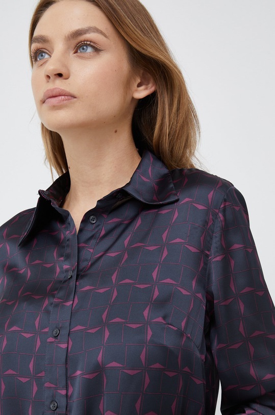 Sisley sukienka 4V82LV020.66W fioletowy