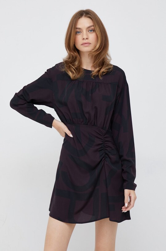 Šaty Sisley 4T64LV01V.63F fialová AW22