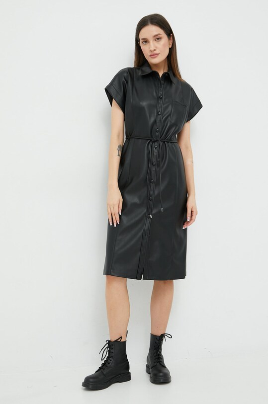 Рокля Sisley изчистен черен 4MTMLV01Q.100