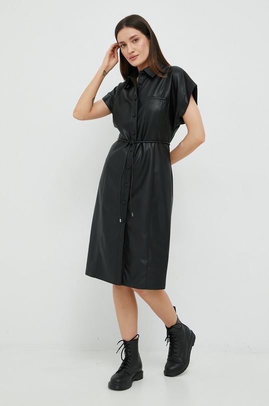 Šaty Sisley 4MTMLV01Q.100 černá AW22