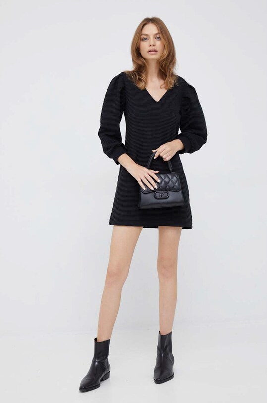 Sisley sukienka 4ZYRLV01S.100 czarny