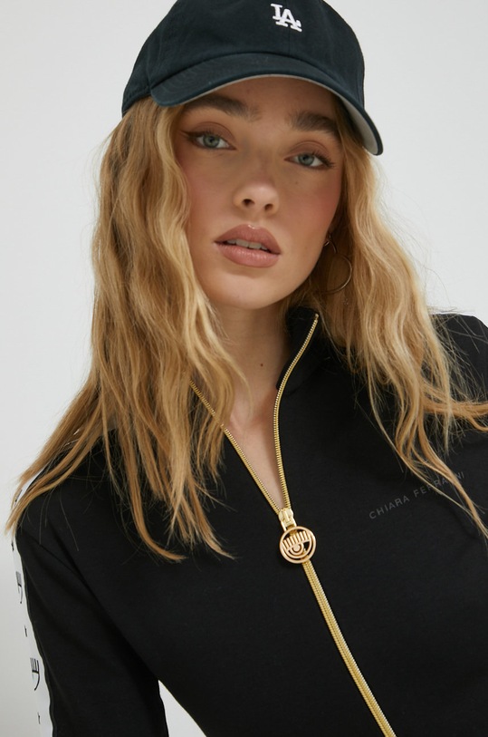 Šaty Chiara Ferragni Logo Tape 73CBOT04 černá