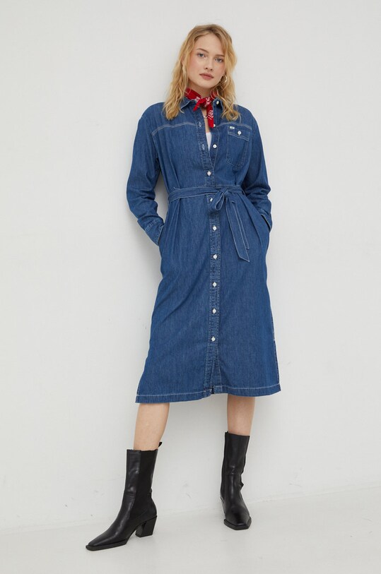 Lee vestito L50MCULA blu navy AW22