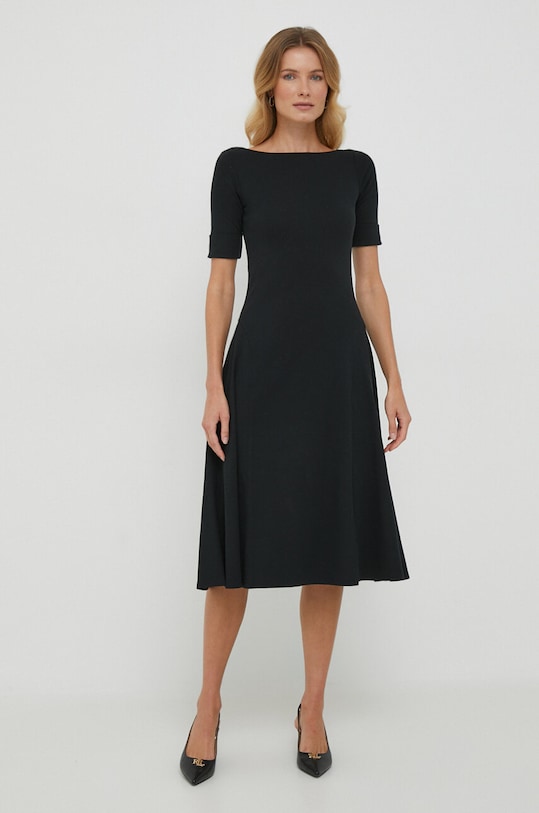 Lauren Ralph Lauren sukienka 250863913001 czarny SS25