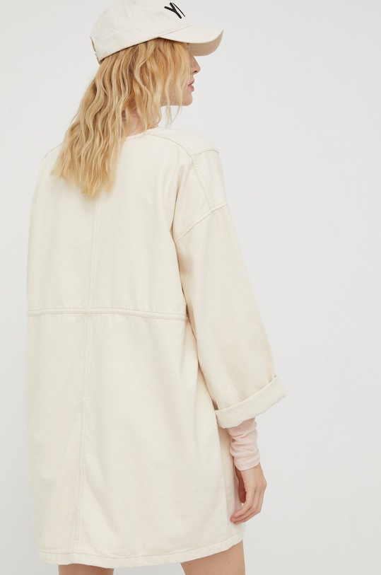 Îmbrăcăminte American Vintage rochie din bumbac SPY14A bej