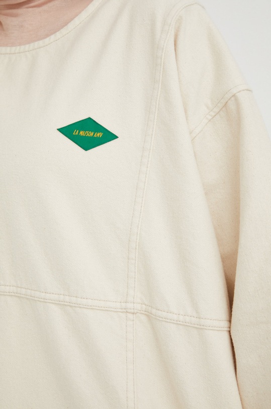 American Vintage rochie din bumbac SPY14A bej