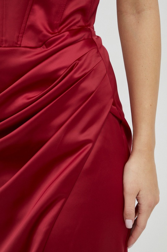 Bardot rochie 57593DB2.BURGUNDY