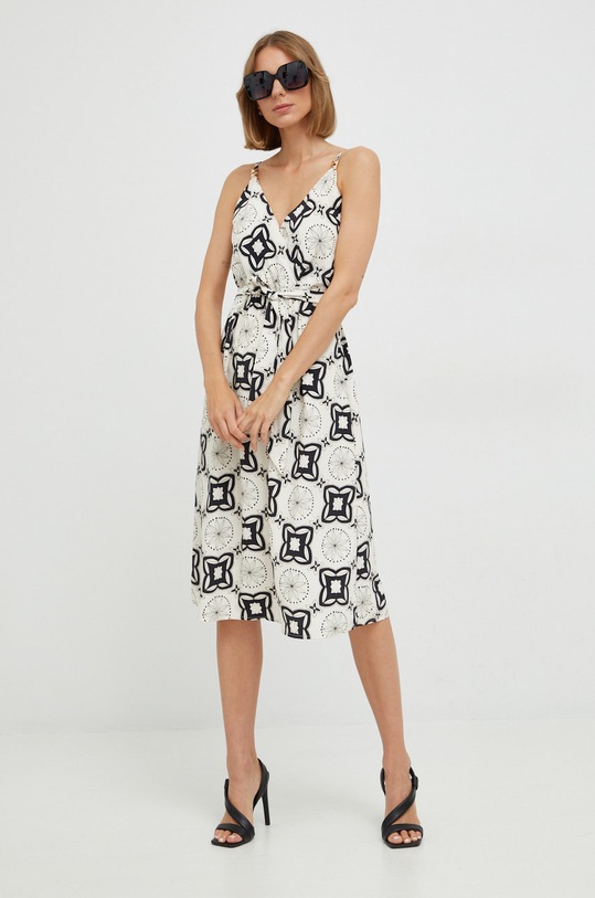Morgan sukienka casual beżowy RLOU.F.OFF.WHITE