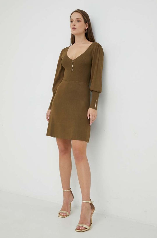 Φόρεμα Morgan μακρύ πράσινο RMSAPIN.OLIVE