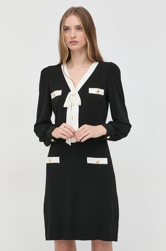 Luisa Spagnoli sukienka wzorzyste czarny 539502