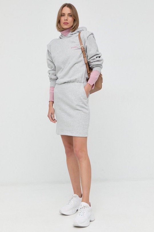Karl Lagerfeld rochie 226W1352 gri AW22