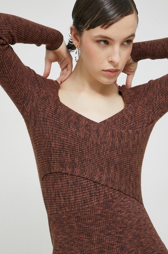 Abercrombie & Fitch sukienka brązowy KI159.2490.428