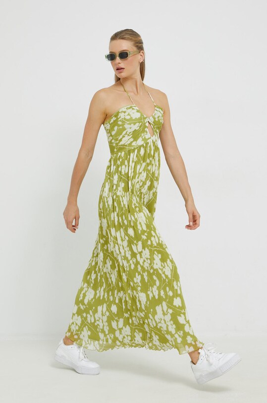 Abercrombie & Fitch rochie midi verde KI159.2536.316
